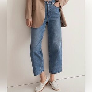 Madewell- The Perfect Vintage Wide-Leg Crop Jean